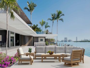 REPLACEMENT CUSHION SET-98 RIVIERA MODULAR DEEP SEATING SET