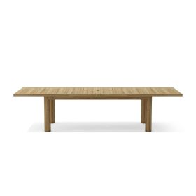 CHELSEA RECTANGULAR DOUBLE EXTENSION TABLE